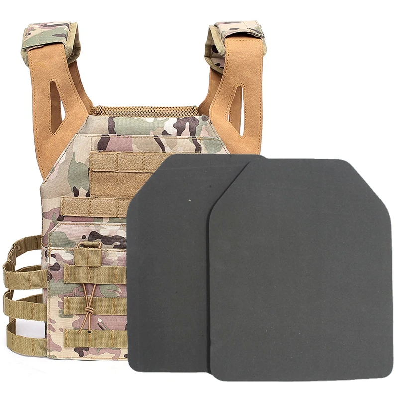 Durable Foam Training Armor Plates Non-ballistic Dummy SAPI Tactical Vest Shockproof Carrier for AVS JPC Military Airsoft Vest