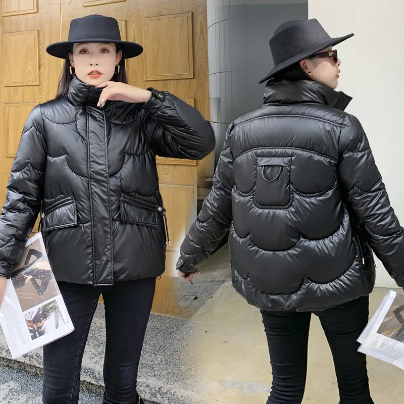 Parkas Women Bright down Parkas Women Short Loose Winter Thick Coat Women's Winter Coat Women