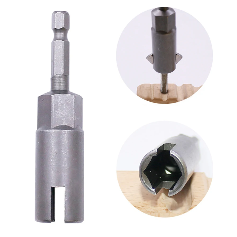 

2Pcs Wing Nut Driver Chromium Vanadium Alloy Steel Slot Butterfly Bolt Socket Sleeve Wrench Screwdriver Hex Shank 10/16mm
