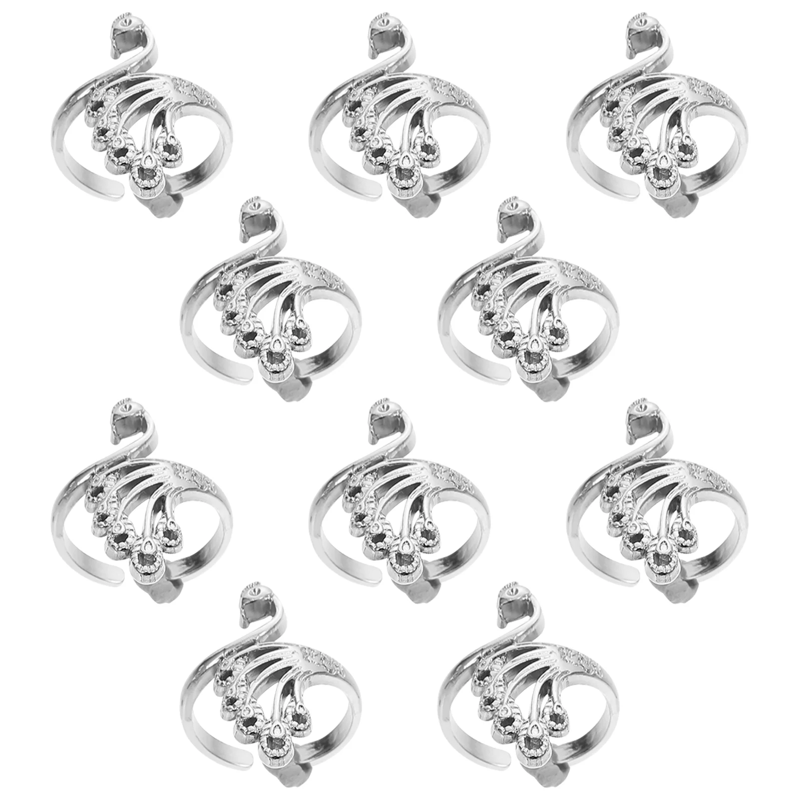 

Ring Knitting Adjustable Thimble Yarn Braided Crochet Finger Guideholder