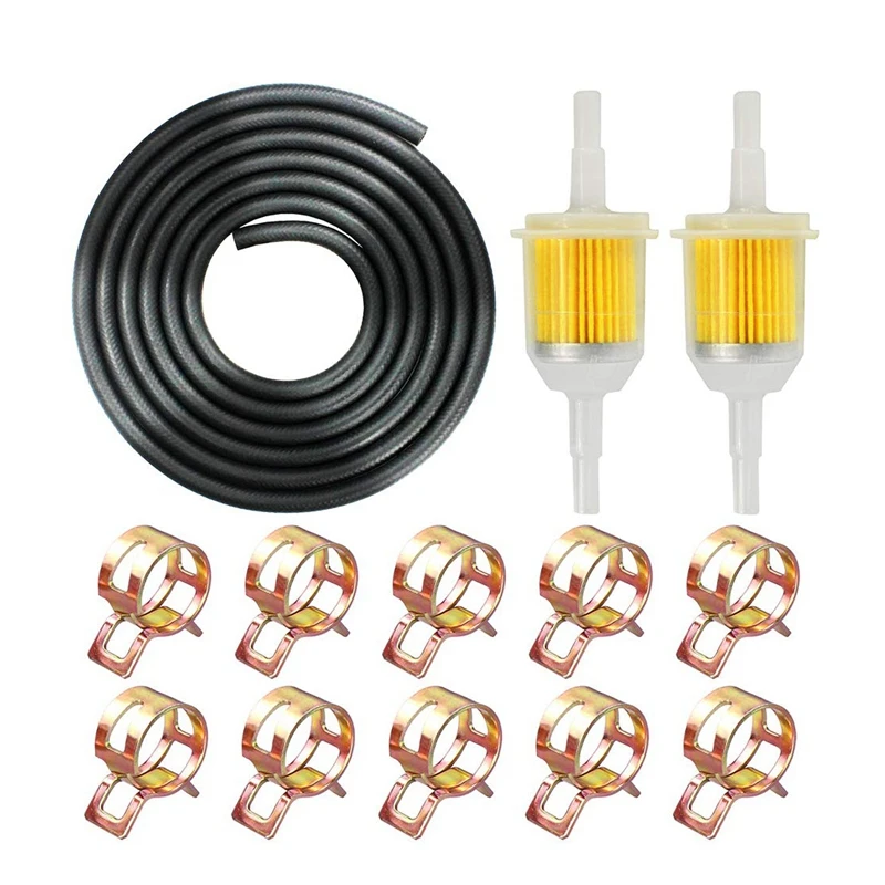 

6MM Motorcycle Oil Cup Filter Kit 125 250CC Rider Car Filter Tubing Kit
