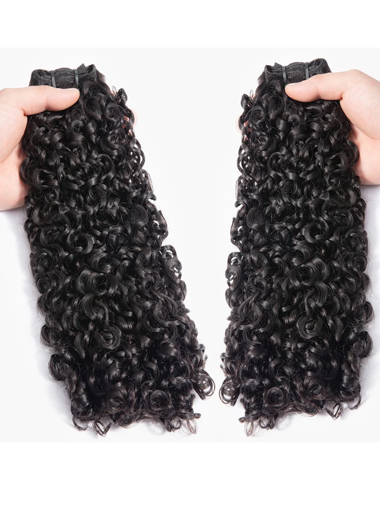 

10A Small Spirals Curly Bundles Brazilian Unprocessed Kinky Curly Human Hair Curls Weave Only Virgin Hair Extension for Women