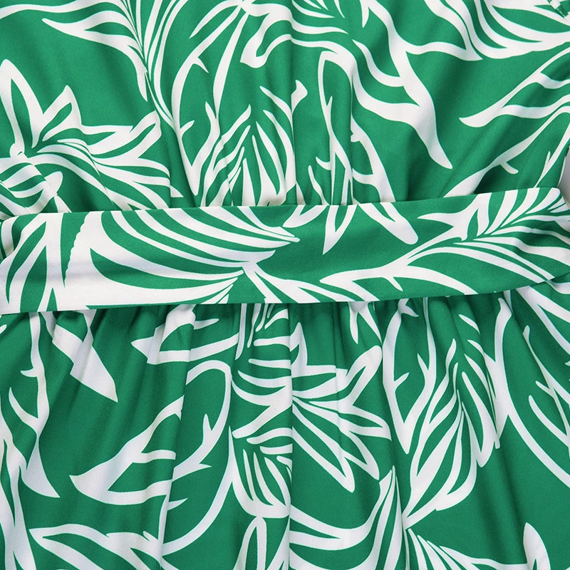 Женское пляжное платье без рукавов плиссированное красное миди с цветочным