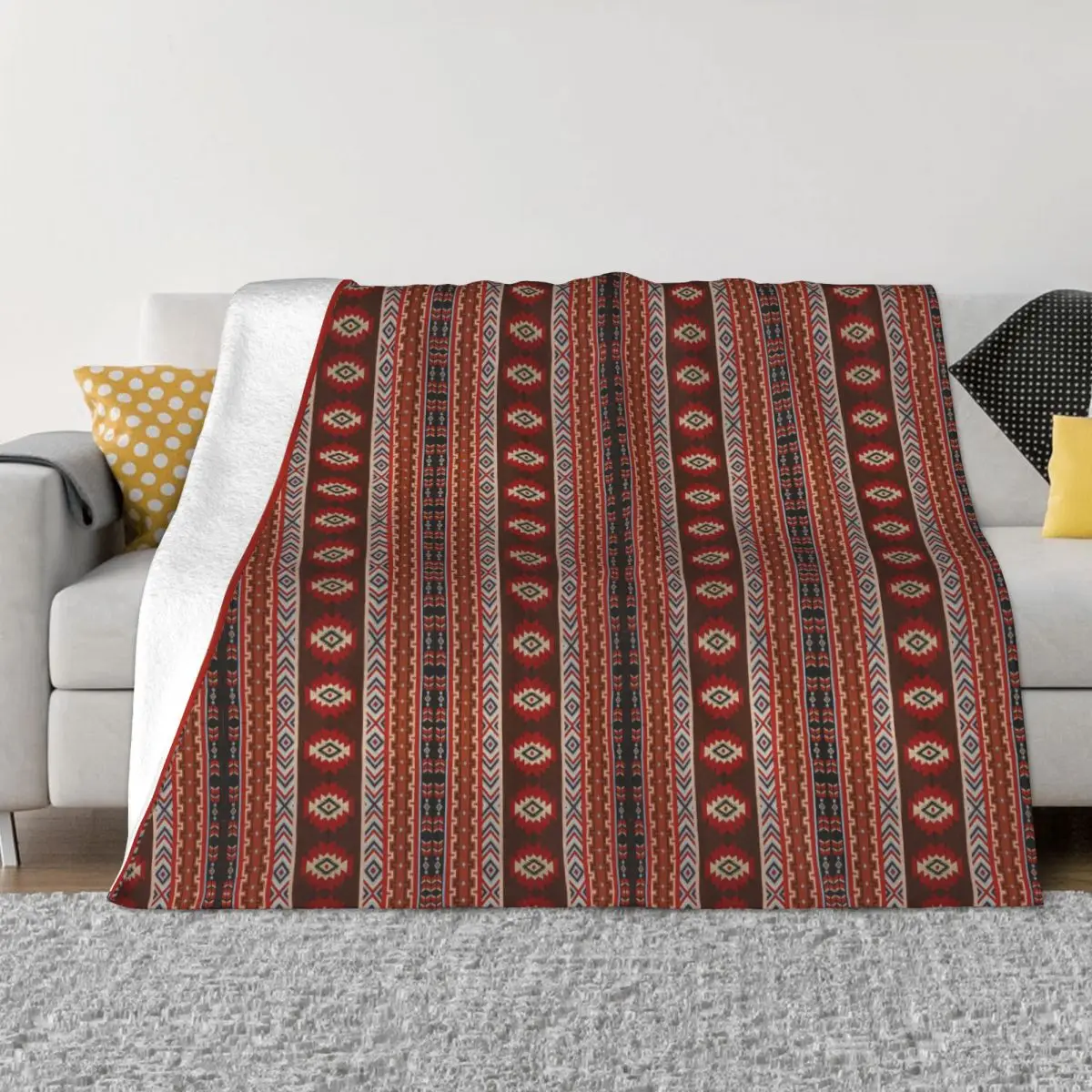 

Boho Geometry Pattern Blanket Turkey Ethnic Bohemian Plush Throw Blanket Summer Autumn Winter Printed Lightweight Bedspreads