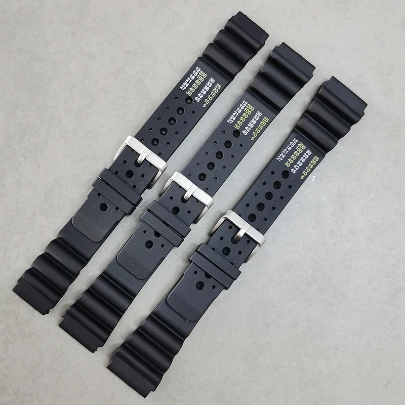 Силиконовый ремешок для часов Seiko Water Ghost ND Limits