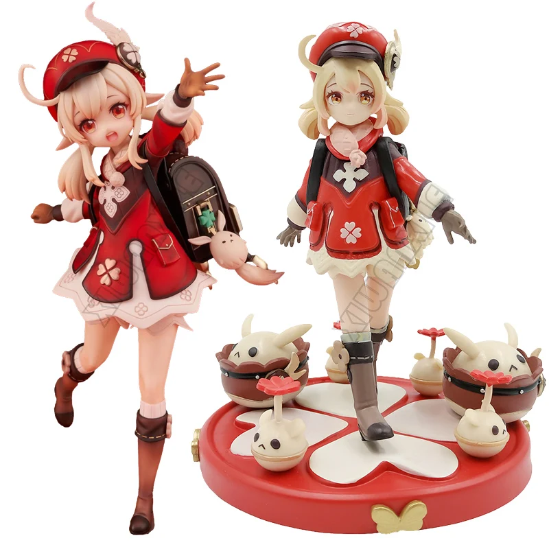 

15cm Genshin Impact Klee Anime Figure Genshin Impact Hu Tao Action Figure Ganyu/Paimon/Keqing Figurine Collection Model Doll Toy