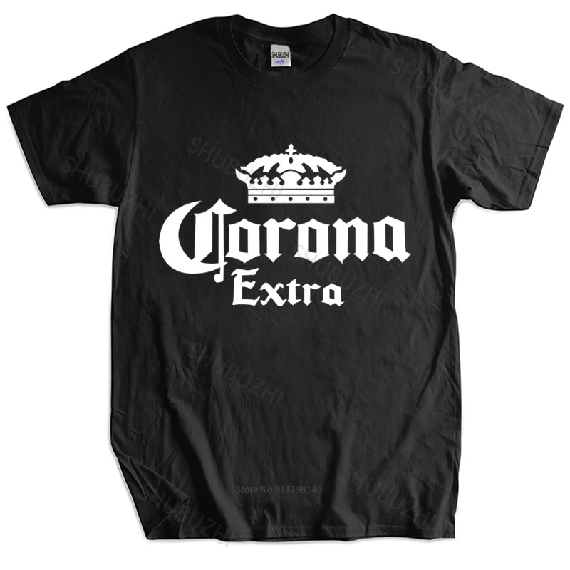 

mens brand tshirt male gift tops fm10 T-Shirt Herren CORONA EXTRA Bier Blondine Mexiko mythische top gift Male T-SHIRT