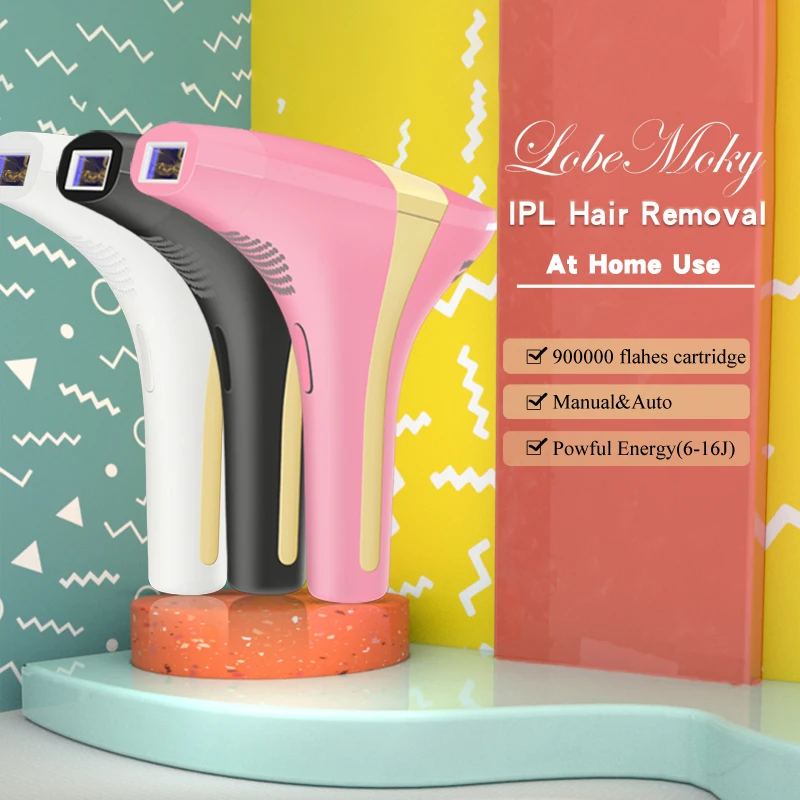 Лазерный эпилятор Lobemoky для женщин устройство перманентного удаления волос на