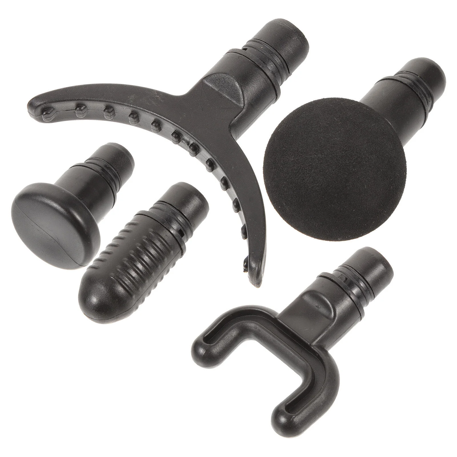 

5 Pcs Gym Adapter Body Attachment Massagers Fascia Ball Head Relax Plastic Fitness Workout Sets