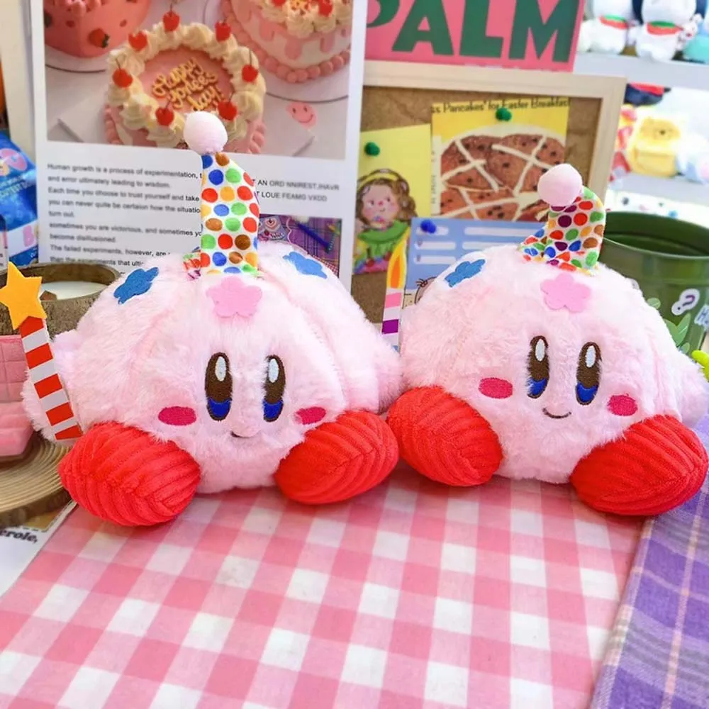 

Kirby Birthday Candles Stars Peluche Toys Kawaii Kirby Room Decor Juguetes Para Niños Inquietos Brinquedos Infantil Menina15CM