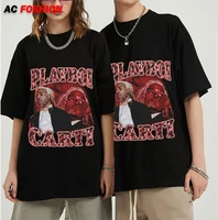 rapper playboi carti retro graphic print t shirt men unisex short sleeve tee shirt hip hop streetwear tops oversized t shirt