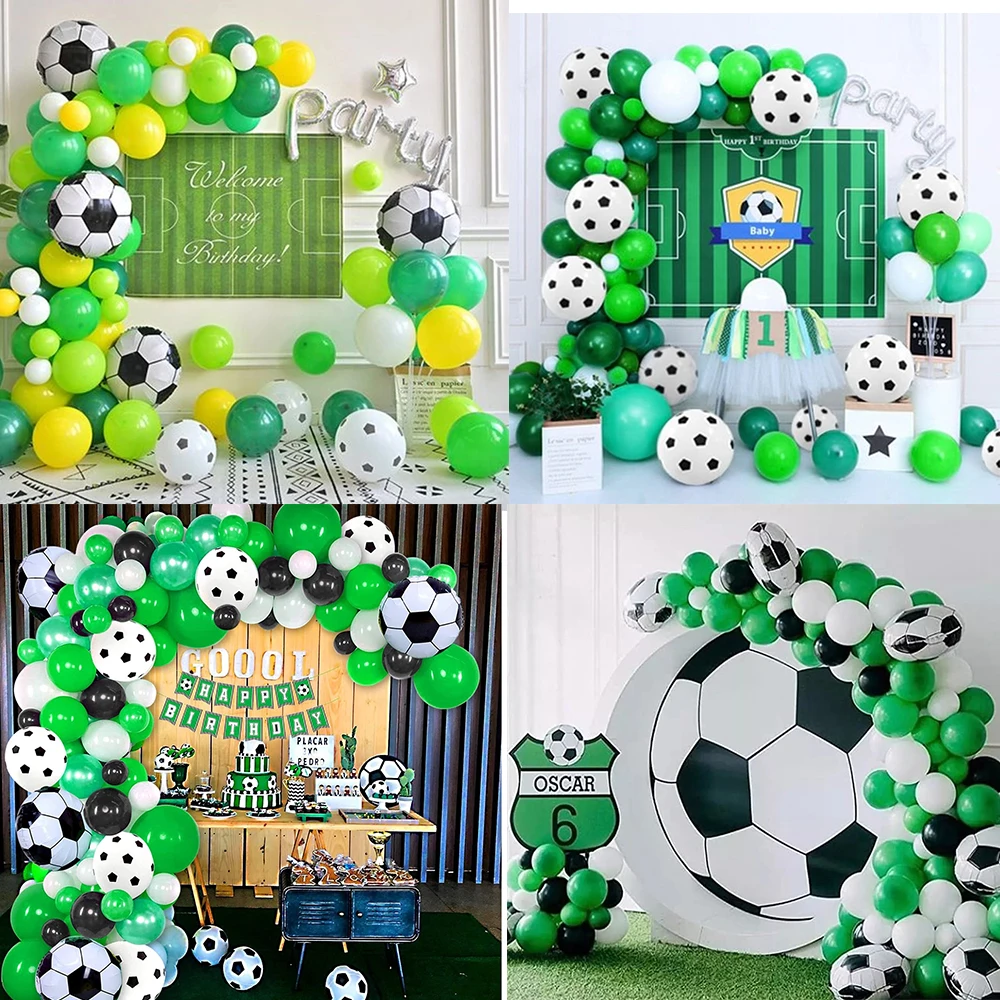 

Football Themed Party Decor Ballon Arch Garland Kit Ball Birthday Decoration Balloons Chain Soccer Latex Balloon Baby Shower