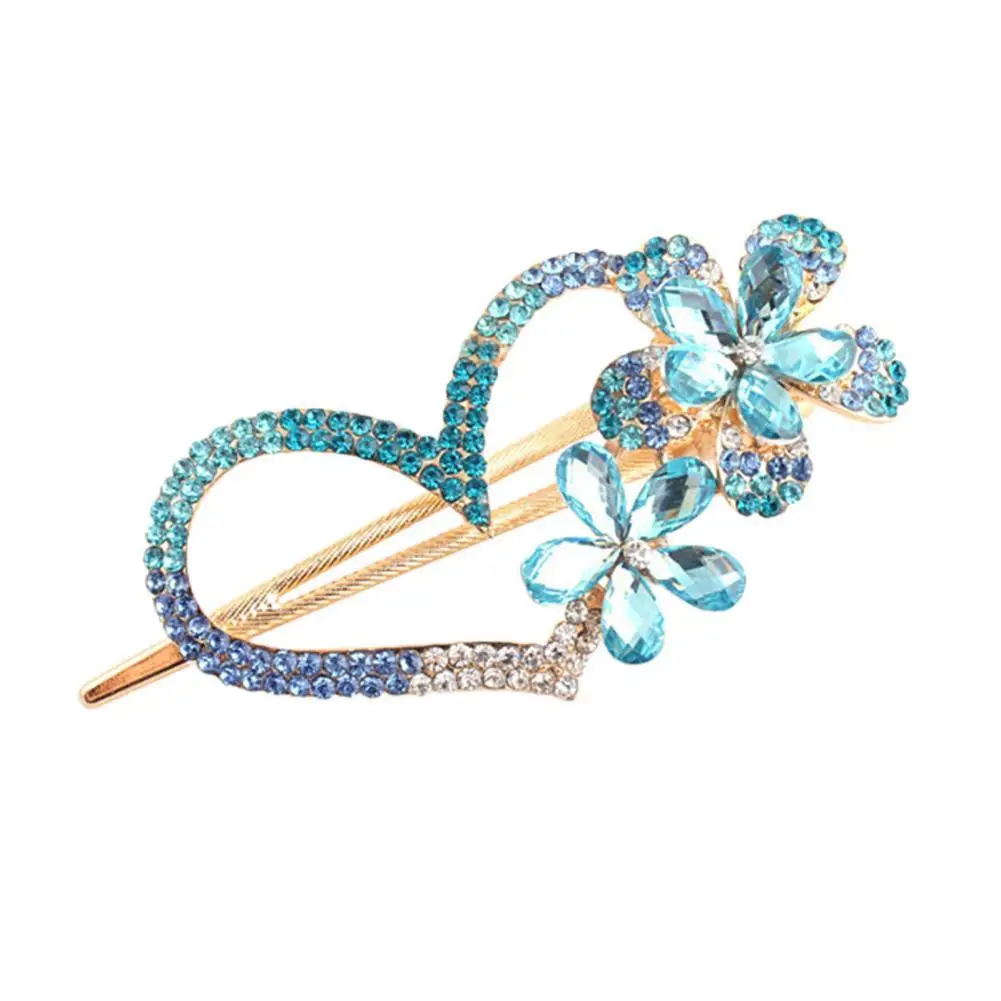 

Girls Hair Barrette Elegant Sparkling Vintage Hairpin Accessory Hair Barrette
