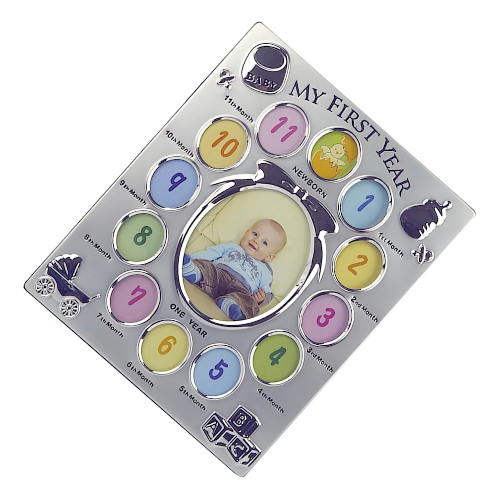 

Picture Frame For Desk Baby First Year Collage Photo Frame Nursery Room Decor Picture Frame for Newborn