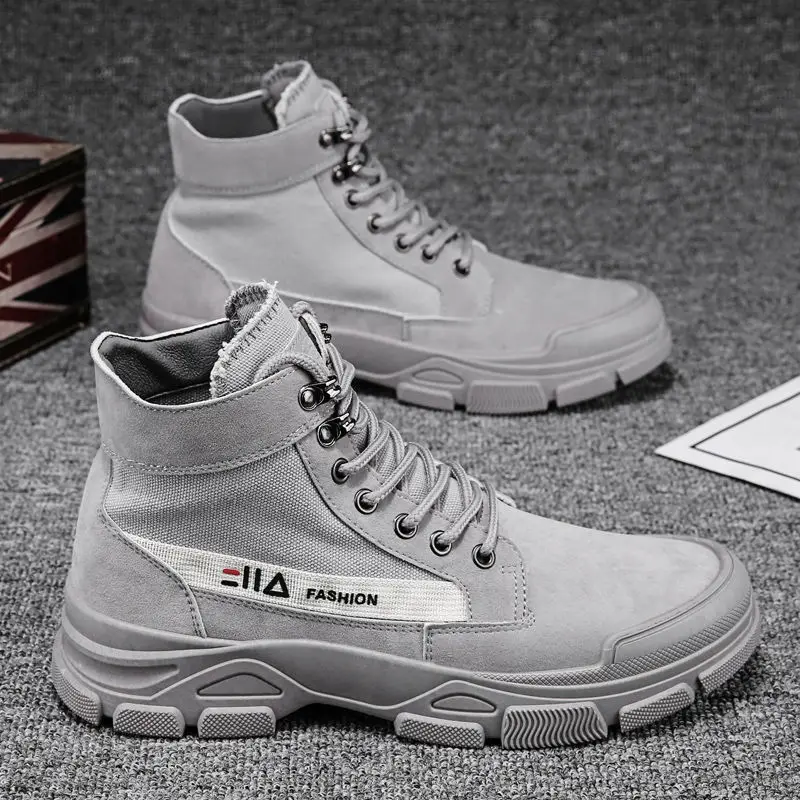 

Oraqwlj men high top snow shoes 2022 fashion combat boots special forces desert military training canvas boots desert boots