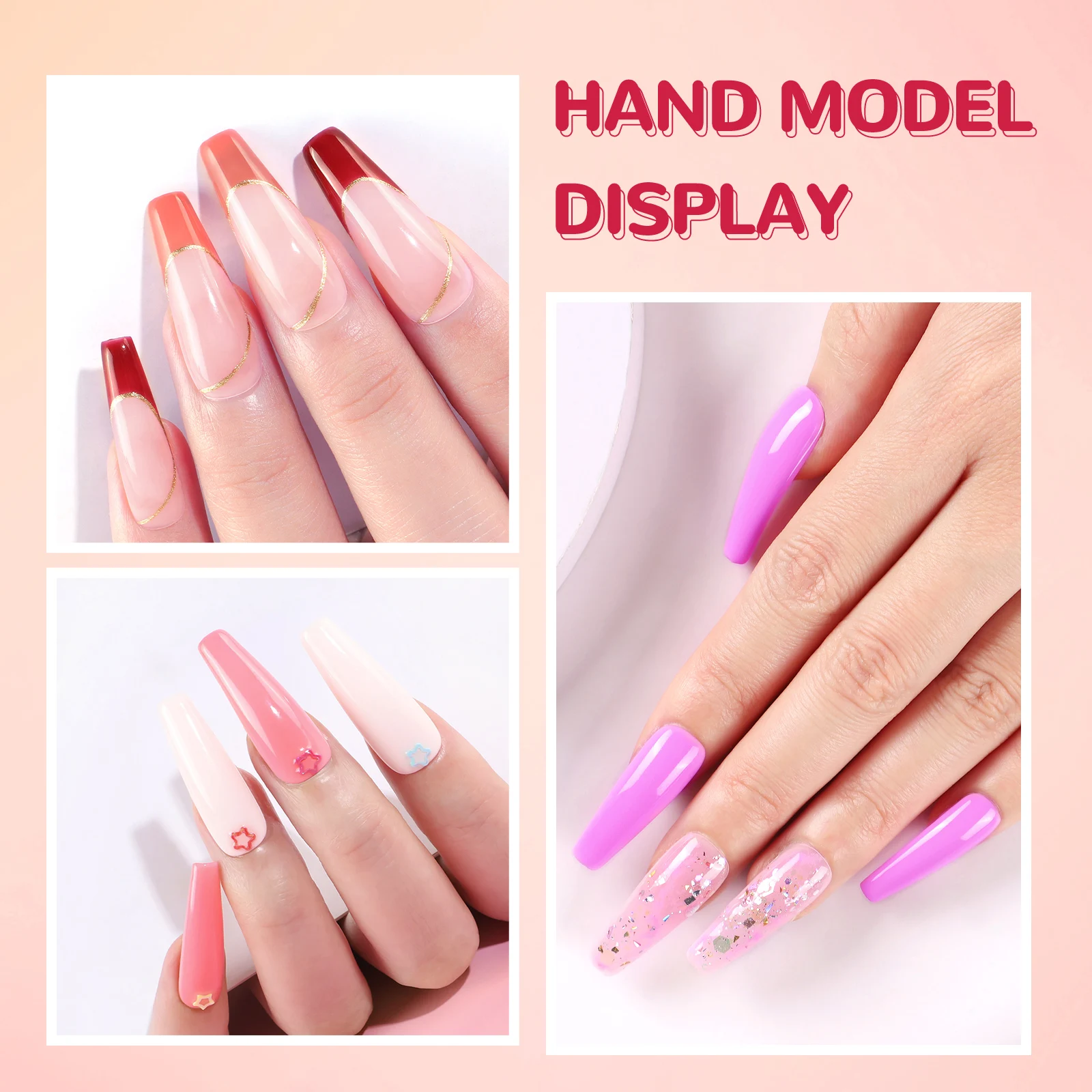 Coscelia Набор Гель-лаков Для Дизайна Ногтей 6 Шт.