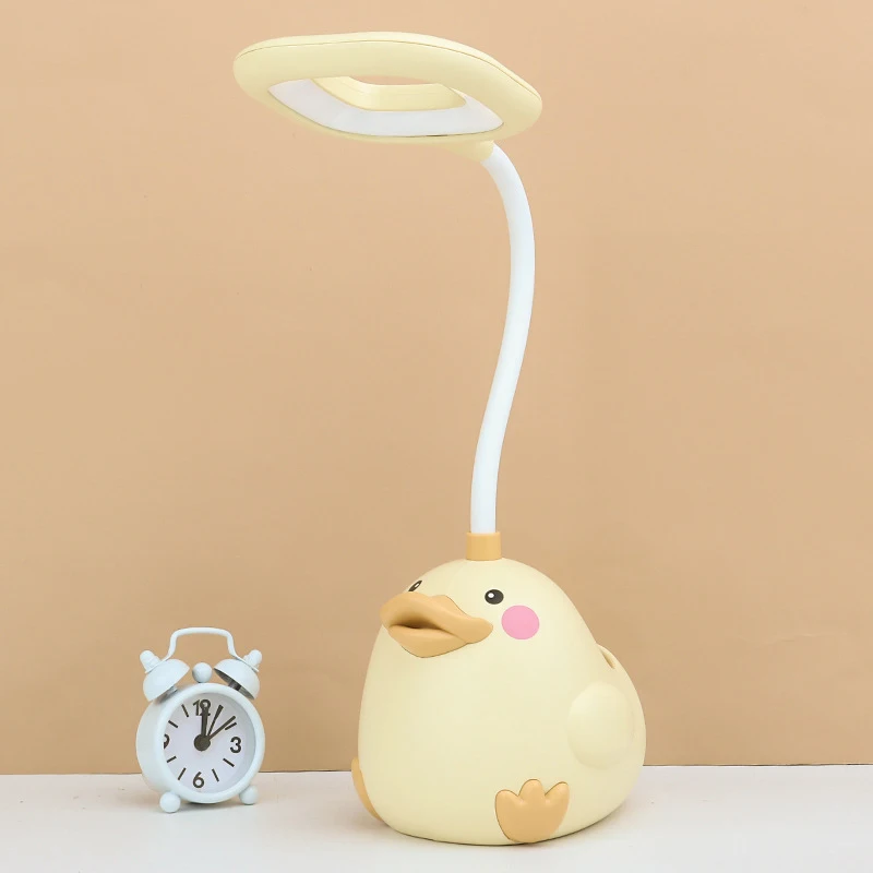 Светодиодная настольная лампа в виде утки милый детский Настольный светильник