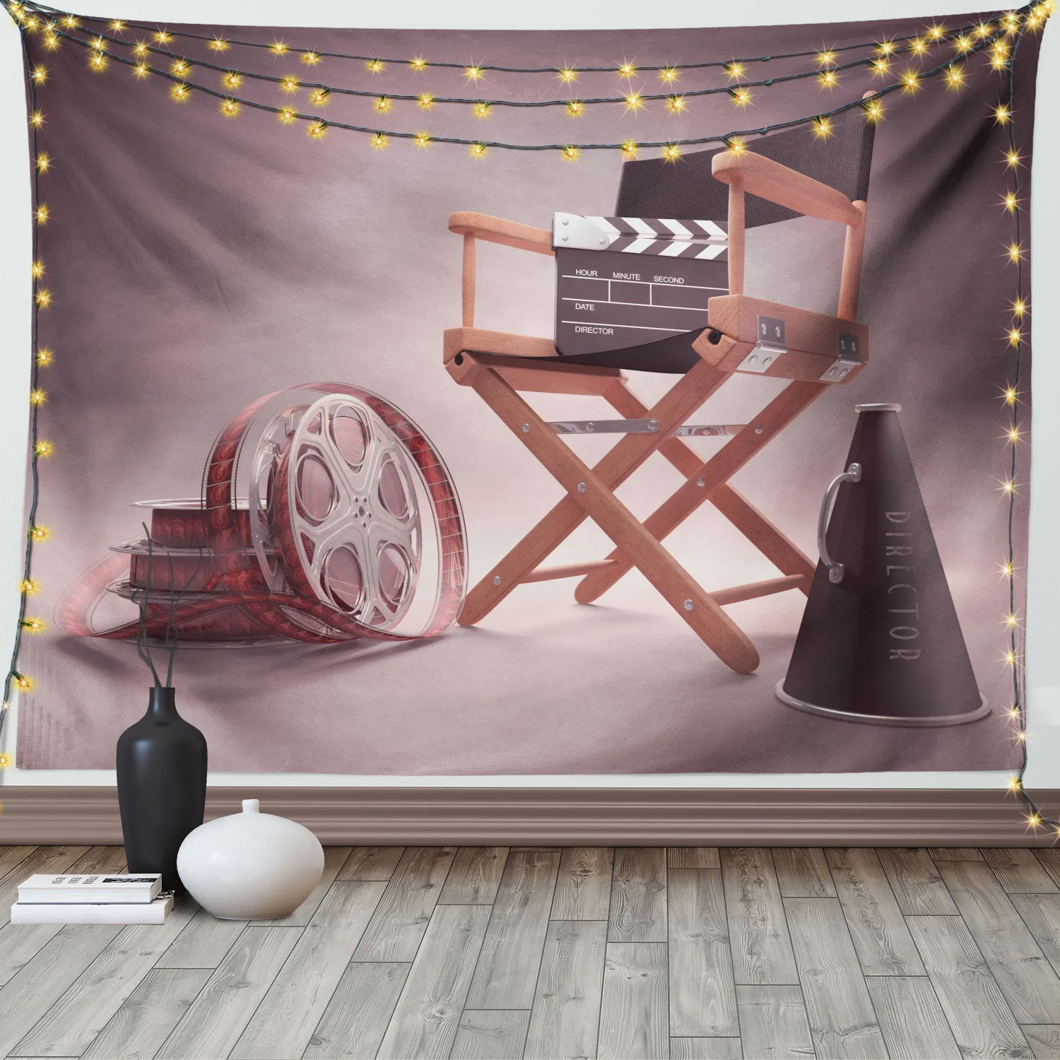 Художественный гобелен для кинотеатра художественный стул атласная ткань