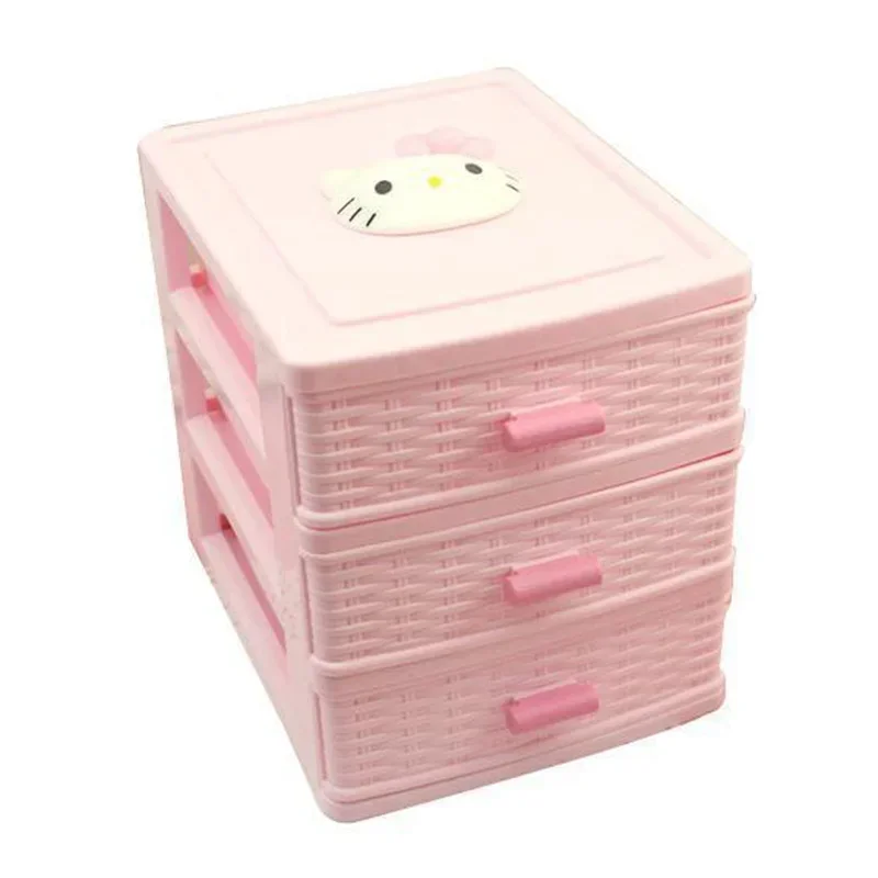 Sanrio Hello Kitty коробка для хранения милый аниме украшение рабочего стола ящик