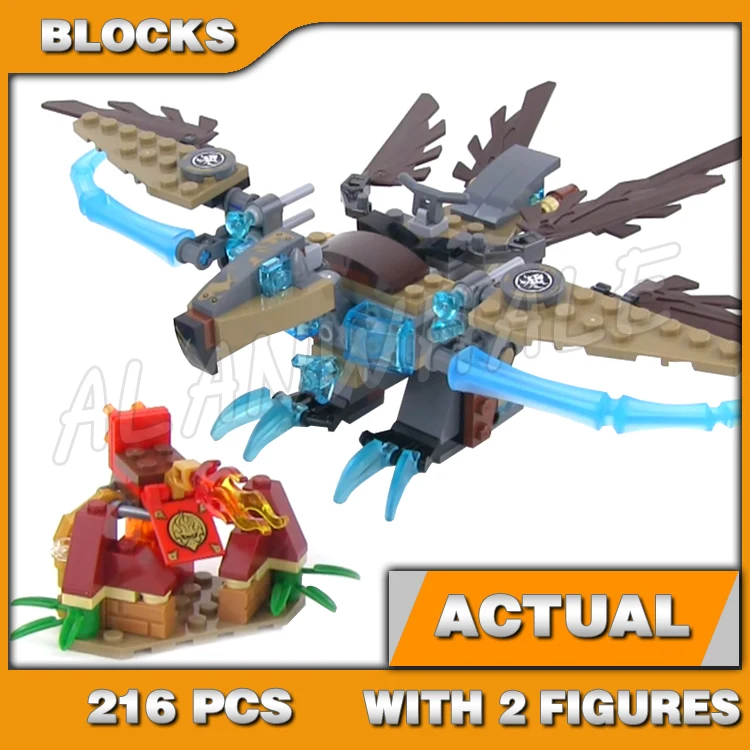 216 шт. планер Chima Vardy's Ice Vulture съемный флаер оружие станции Лундроса 10291 наборы