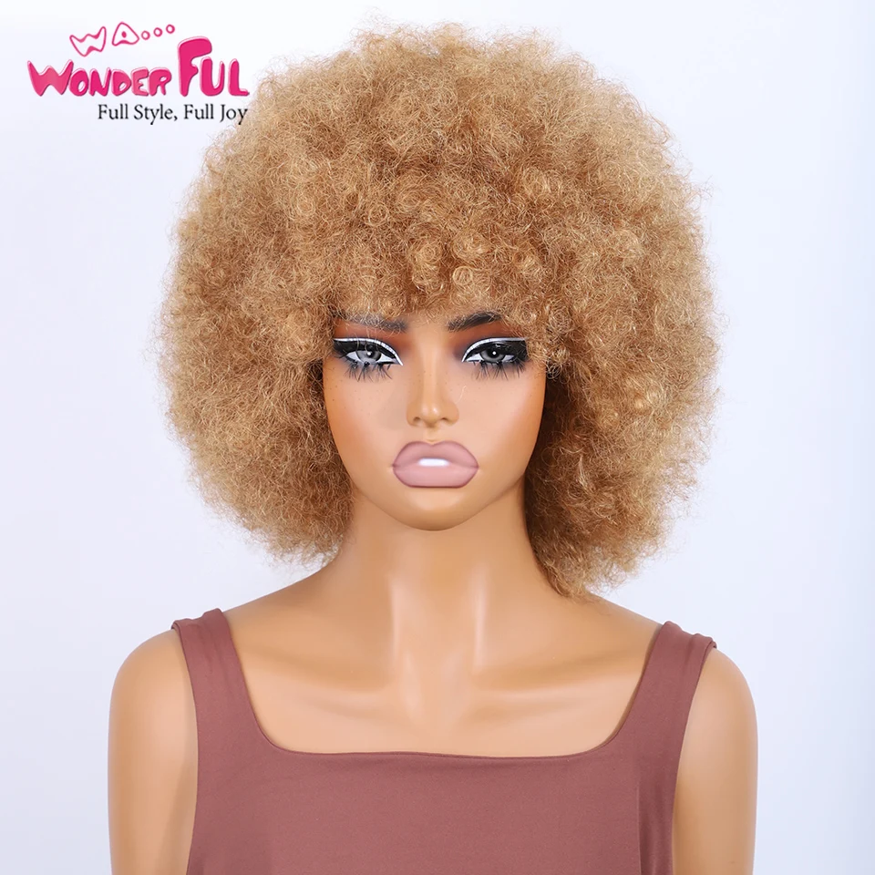 Замечательные бразильские волосы Remy афро-завитки 100% человеческие натуральный