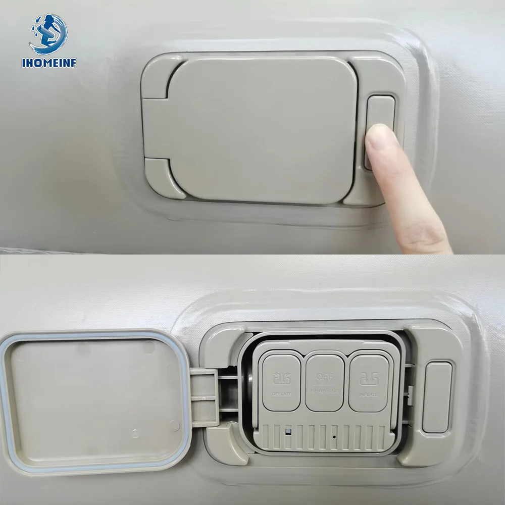 IHOMEINF флокированные надувные кровати из ПВХ, высококачественный надувной матрас, двойной размер со встроенным насосом, автоматический складной матрас (art.: 3920cd7c8f439) - 3920cd7c8f439