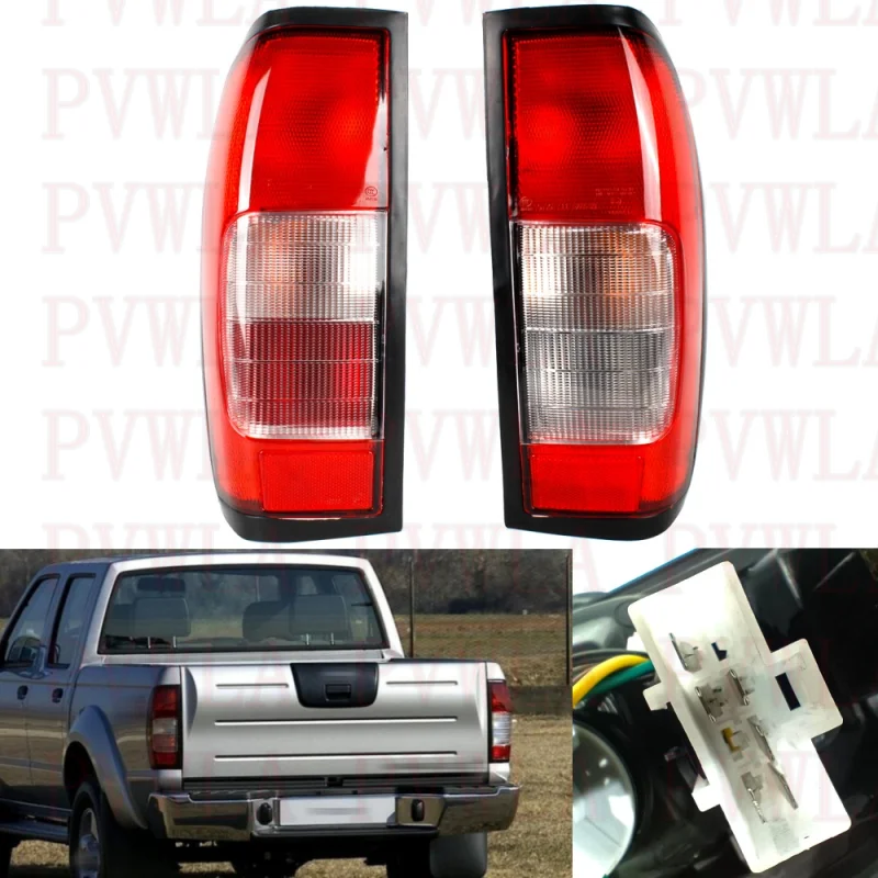Для Nissan Navara NP300 D22 1998 1999 2000 2001 2003 2004 пара задних фонарей с лампами 26521-VJ700 26526-VJ700