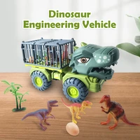 large dinosaur excavator engineering vehicle model toy childrens crane dump truck transport vehicle boy girl toy dinosaur toys