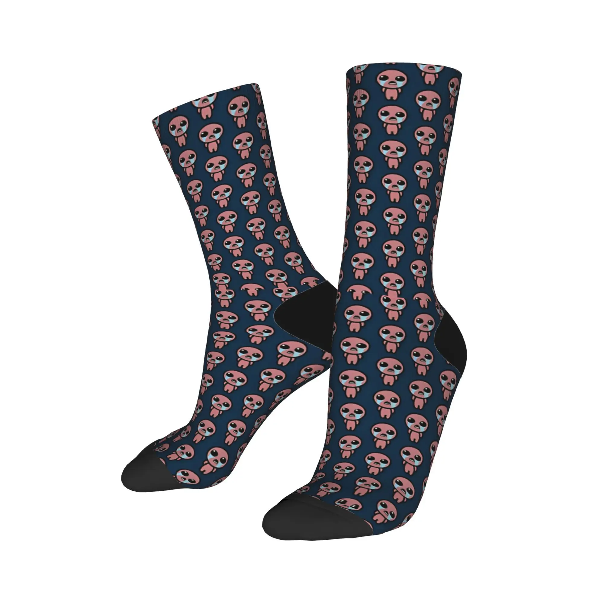 Мужские носки Harajuku The Binding Of Isaac Rebirth Sock Action Adventure Skateboard Женские Весна Лето Осень