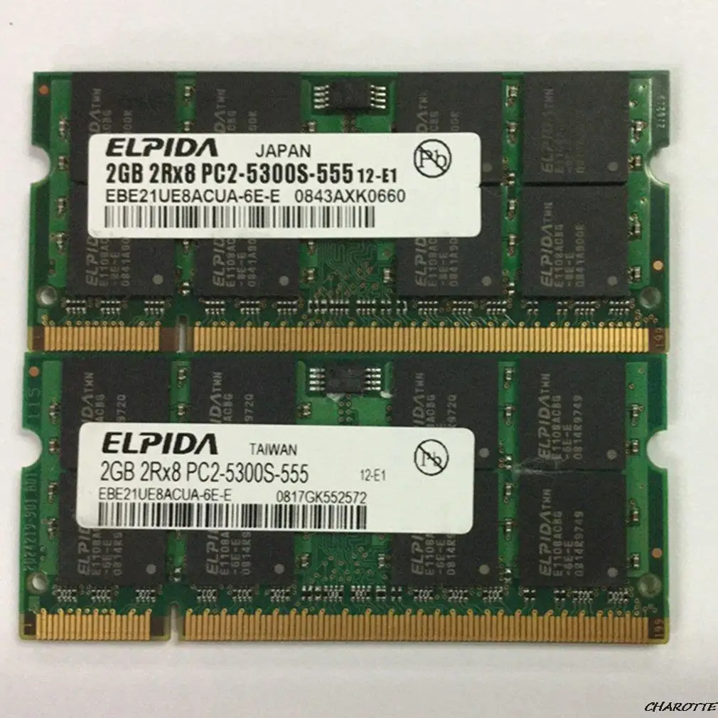 

Память DDR2 2 Гб PC2 5300S 6400S 2G DDR2 800 667 МГц для ноутбука