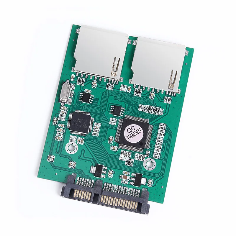 SP двойная SD-карта к SATA высокоскоростной двойной чип SD жесткий диск адаптер карты