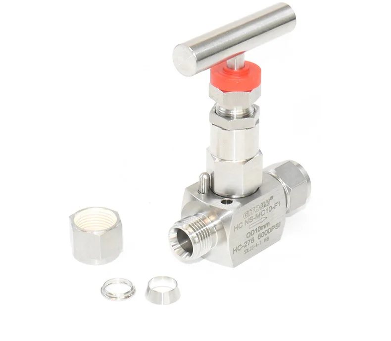 10 мм HC-276 игольчатый клапан с двойным кольцом высокого температуры и давления