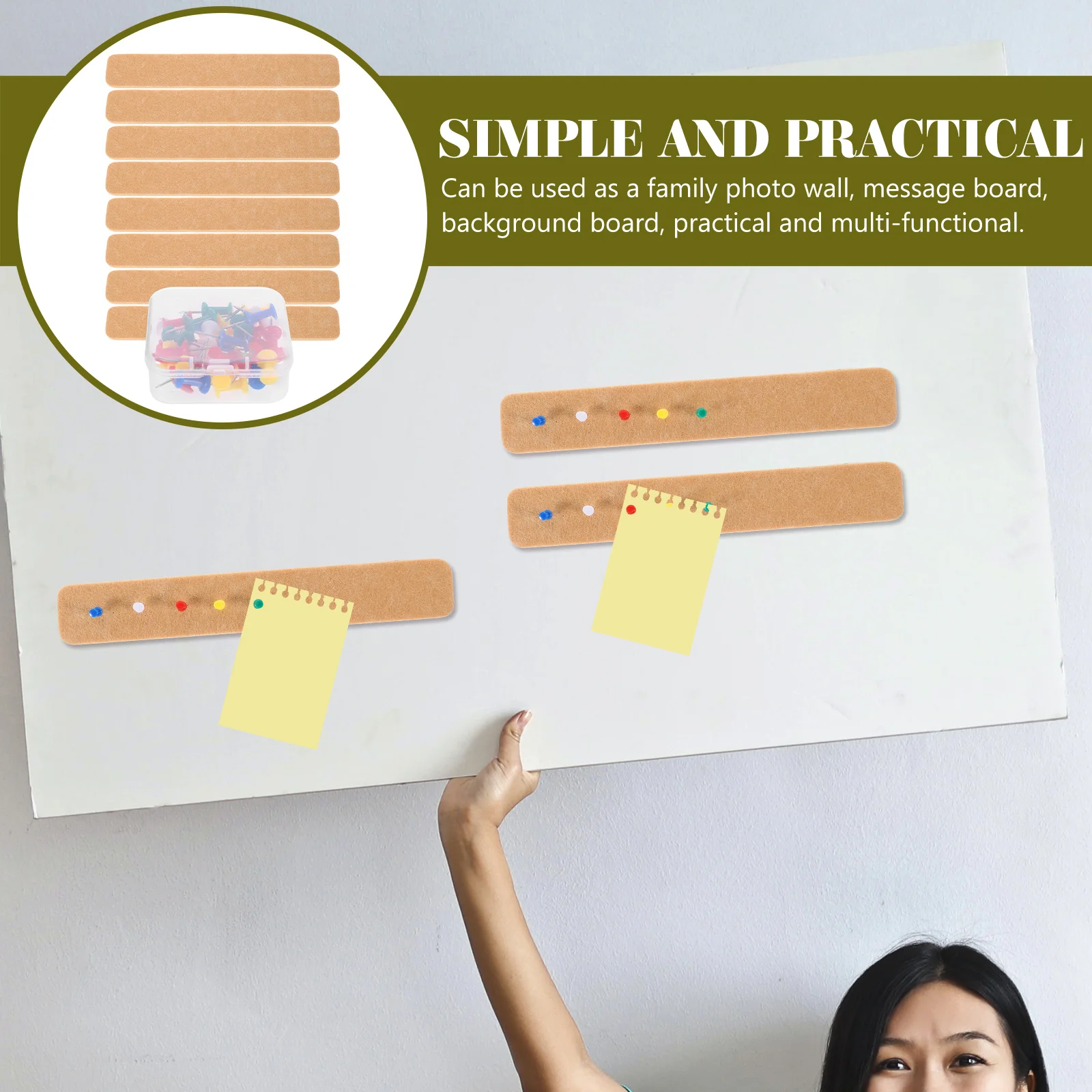 

Доска для керамической плитки, полоски, рекламные доски, стены, войлочные заметки, аксессуары для дома и офиса