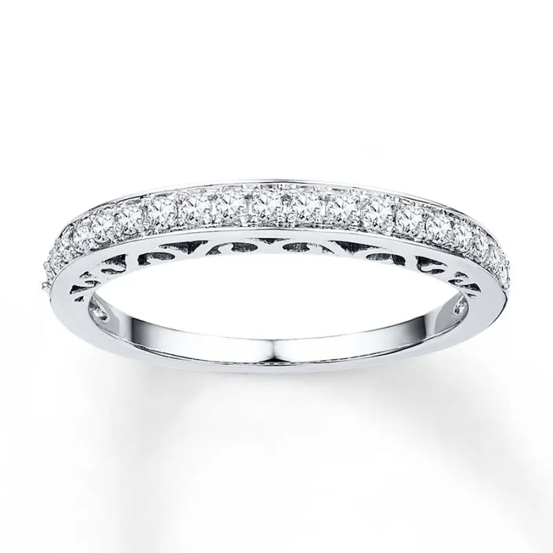 

HESHI Anniversary Band Diamonds White Ring