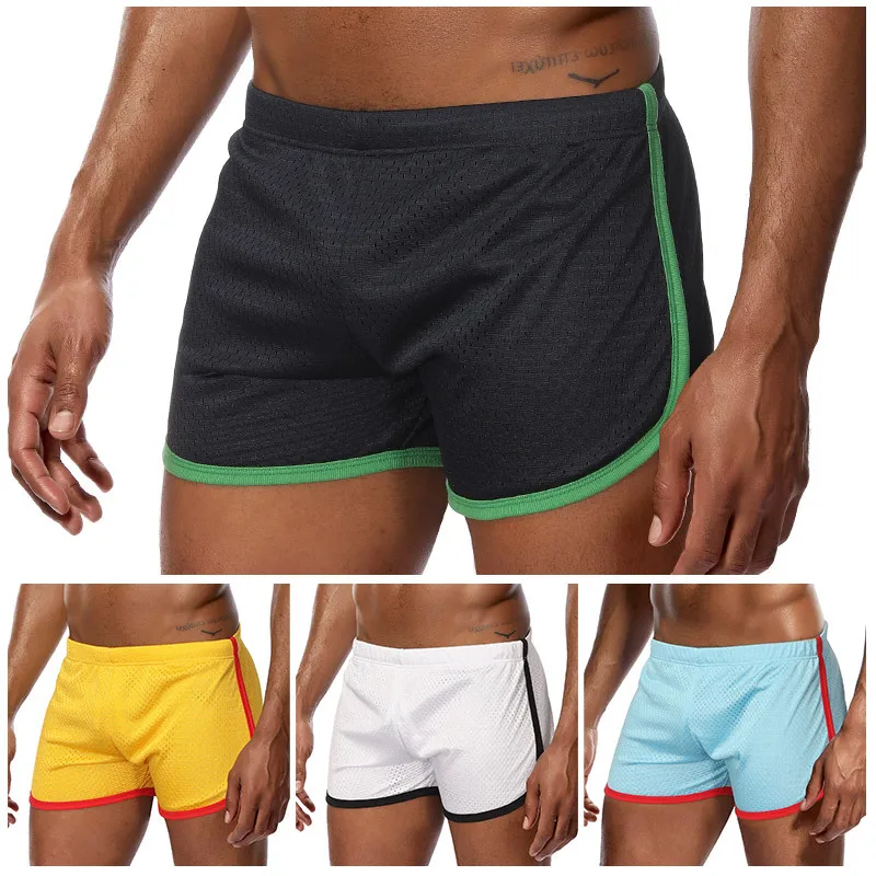 

Men's Swim Shorts Workout Shorts Running Shorts Mesh Elastic Waist Color Block Breathable Quick Dry Short Sports Beach Running