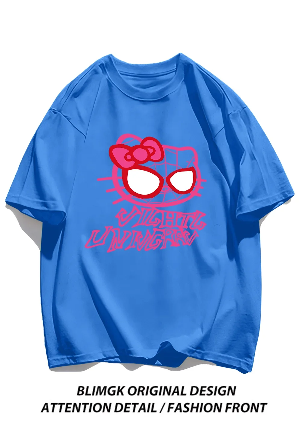 Женские Хлопковые Футболки С Мультяшным Принтом Свободный Топ Короткими