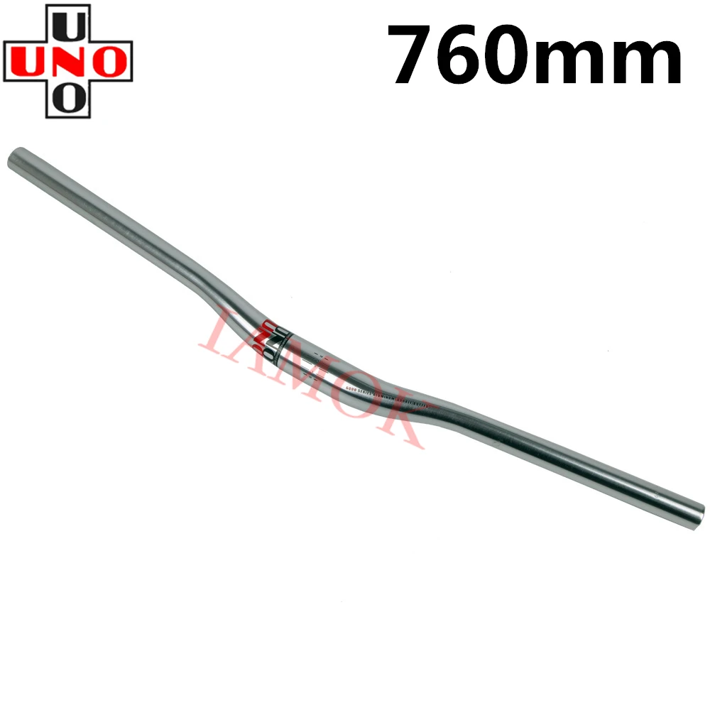 

UNO FB21L/RB12L Mountain Bike Ultra Light Silver 31.8mm Handlebar Iamok 640/680/720/740/760/800mm Handlebars Bicycle Parts