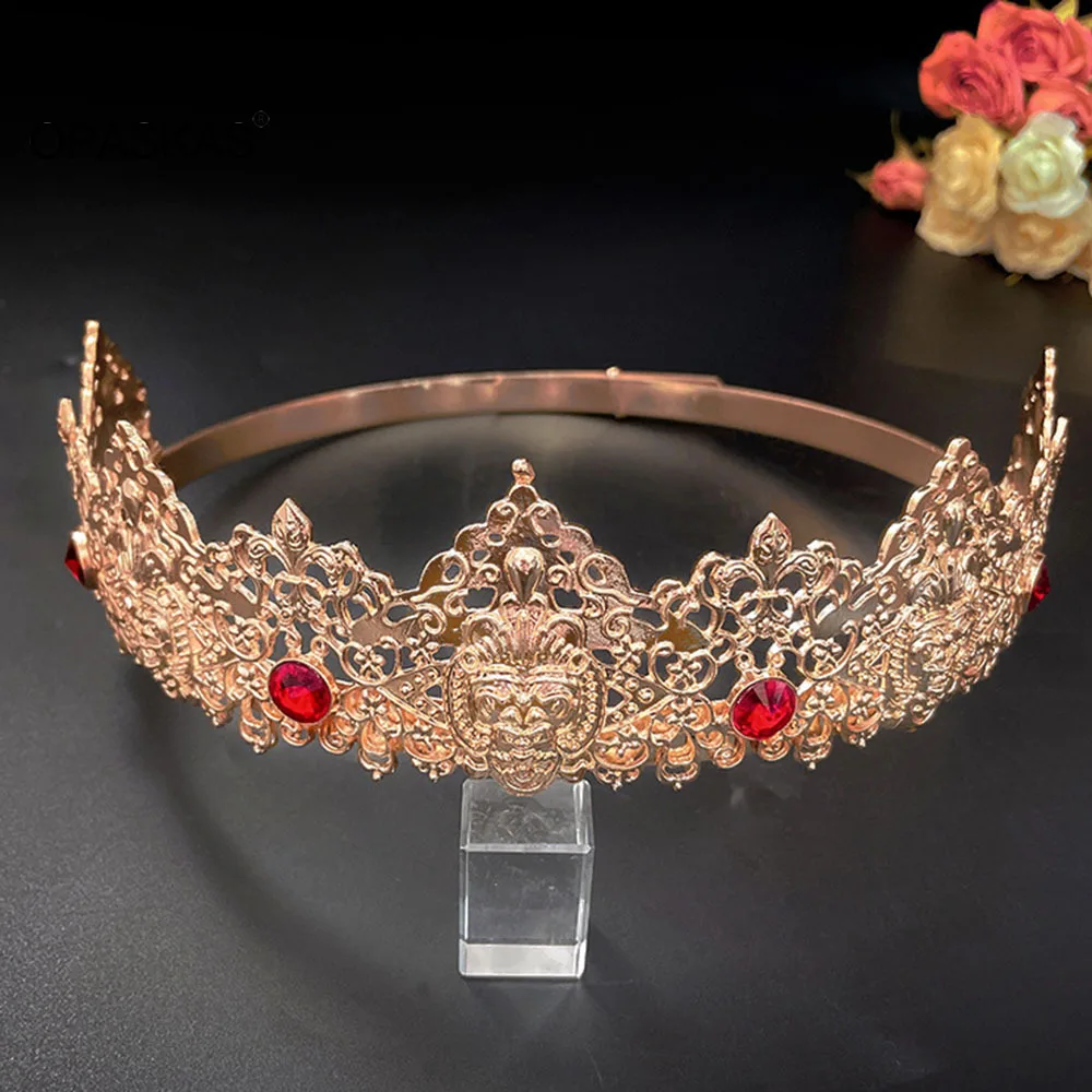 

Тиара Bierhday, диадема, золотые стразы, регулируемые короны для женщин и мужчин, праздничные головные уборы принцессы, свадебные украшения для ...