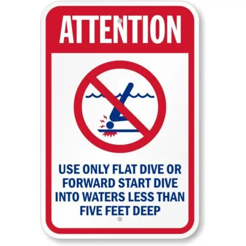 Металлический знак Атака только плоский или вперед