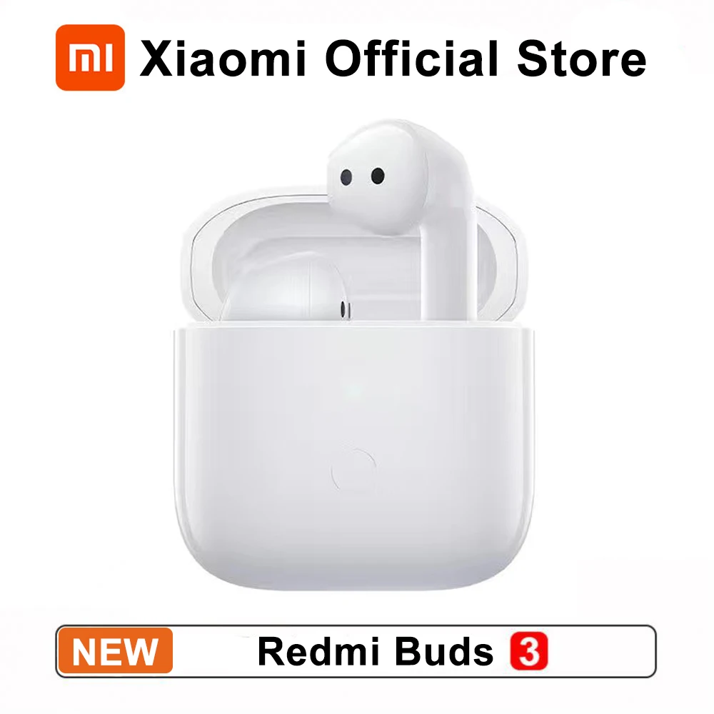 Оригинальные беспроводные наушники Xiaomi Redmi Buds 3 TWS Mi True Bluetooth 5 2 наушники-вкладыши