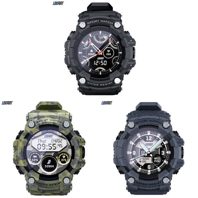 

Fitness Tracker Waterproof SmartWatch for LOKMAT Attack Heart Rate Monitor