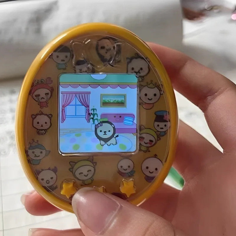 Фото Электронные питомцы Tamagotchi: 12 виртуальных кибер-питомцев в одном, интерактивная игрушка с HD-экраном, цифровой электронный питомец, подарок №3