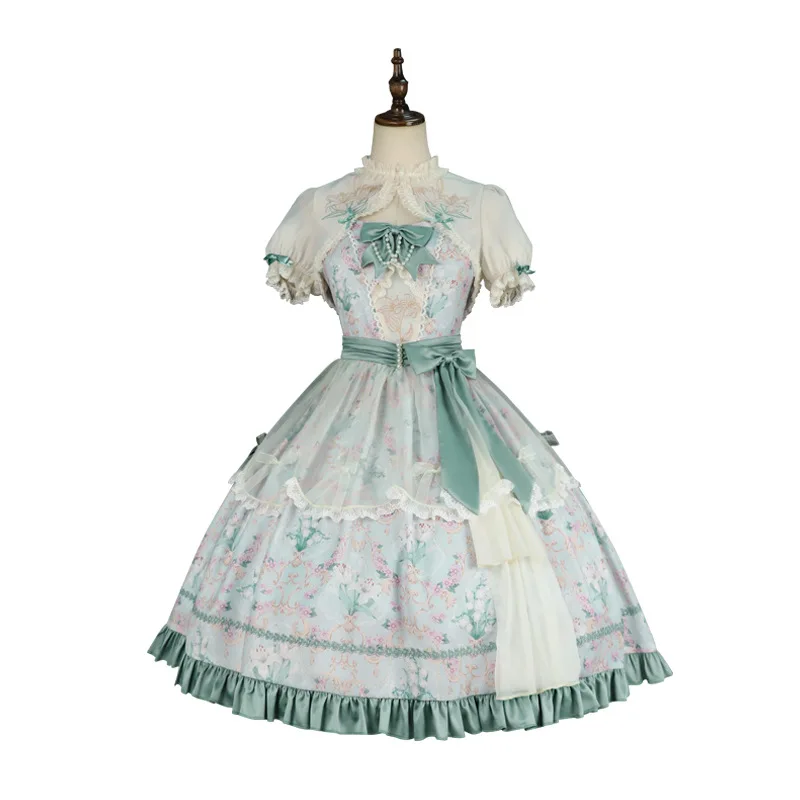

Convallaria majalis Linn ~ Classic Lolita JSK Dress with Bolero Top by YLF