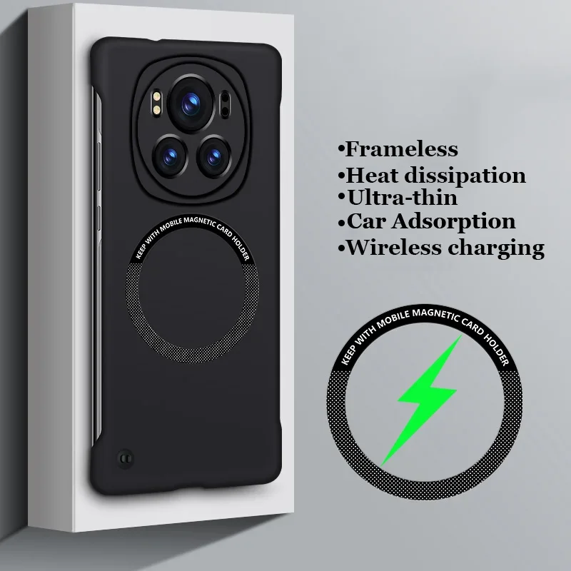 Матовая Безрамная Магнитная задняя крышка Asdipsa для Honor Magic 6 5 Magic6 Pro ультратонкая