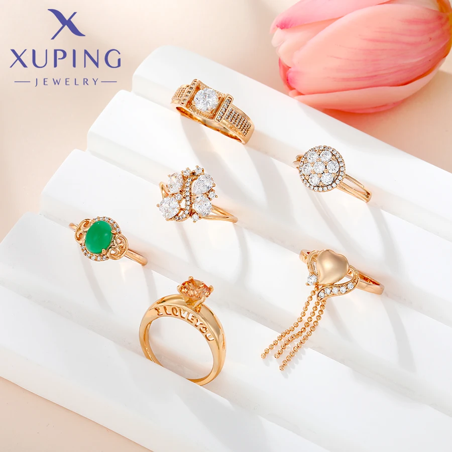 Ювелирные изделия Xuping модные очаровательные смешанные кольца для женщин