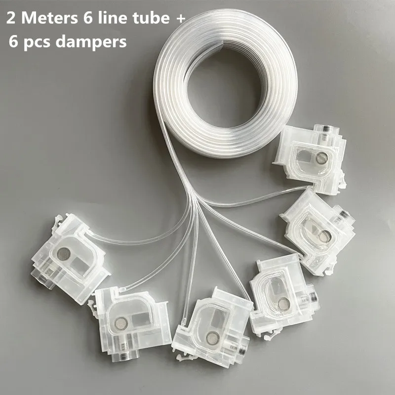 2-метровая 6-линейная уф трубка для шланга с 6 шт. УФ-фотопринтеров L800 L1300 L1455 L101 L801