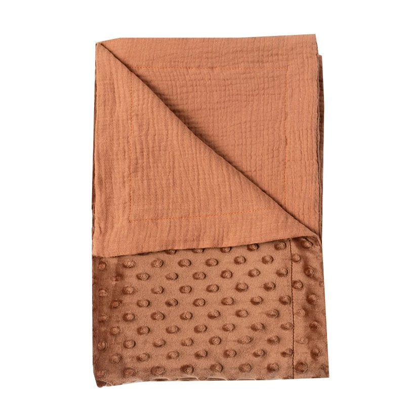 

Cotton Baby Blanket Soft Fleece Baby Blanket with Dotted Backing Printed Animal Throw Blanket for Toddler Baby Boy Girls QX2D