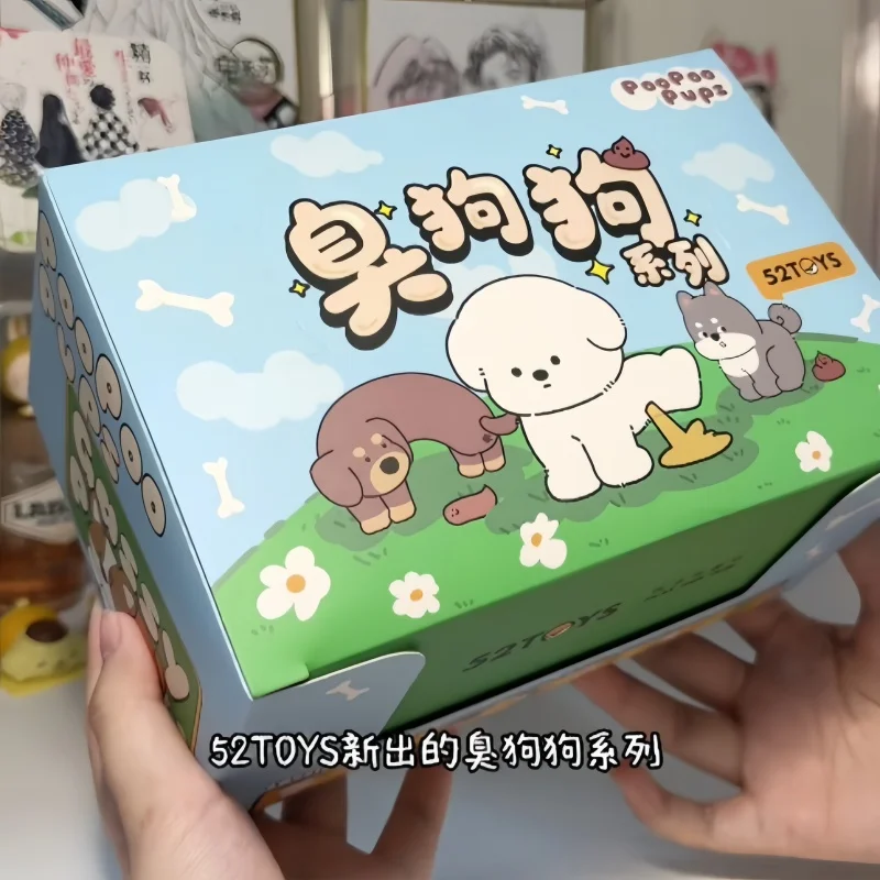 Фото 52toys Серия Poopoo Pups: Коллекционная фигурка-сюрприз в закрытой упаковке, милая настольная декоративная модель, модный подарок для детей, забавная игрушка №5