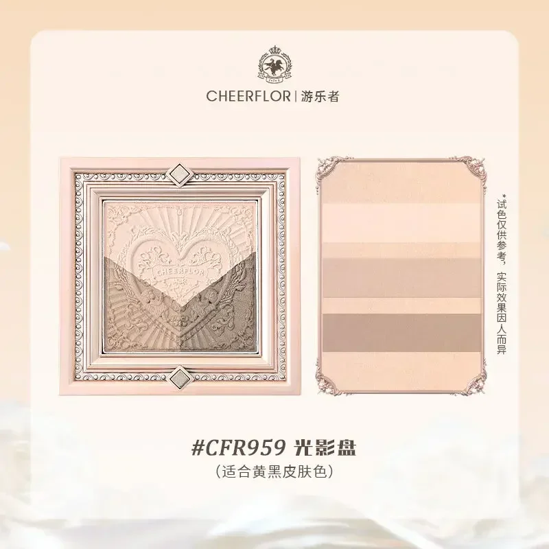 Палитра для мелирования и контурирования Cheerflor, матовая хайлайтерная бронзаторная тени для носа, контурная многоцелевая палитра для макияжа (art.: 3920ca89fa475) - 3920ca89fa475