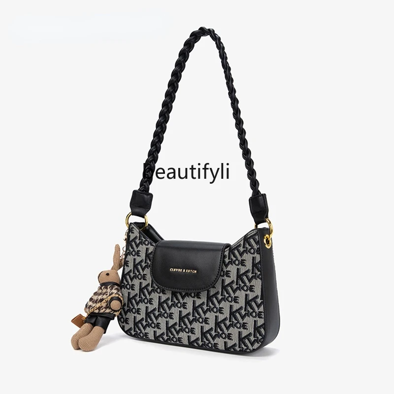 

yj Women's Bag 2022 New Fashion Shoulder Portable Messenger Bag